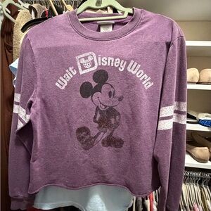 Disney Purple Crewneck Sweatshirt